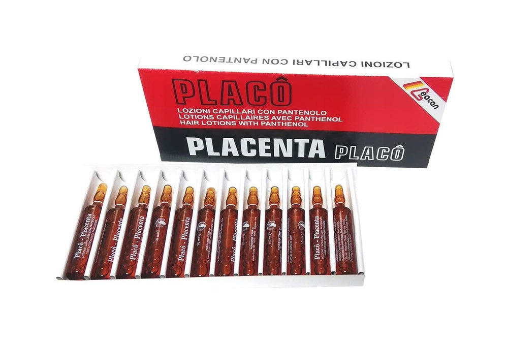 Placenta Placo cabello brillo: cabello más brillante tras la aplicación.
