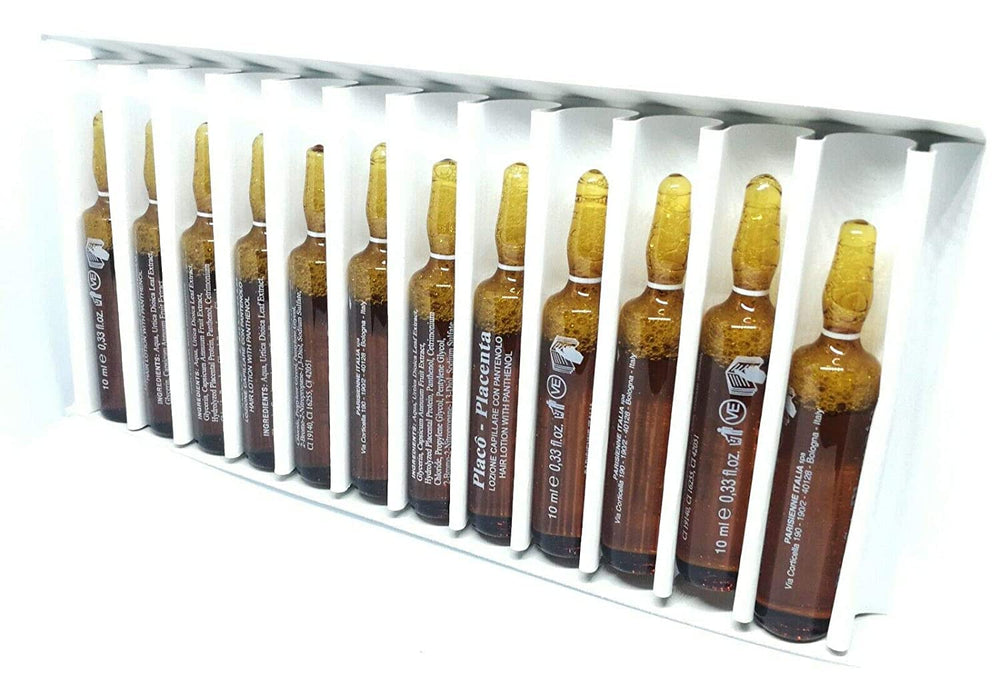 Placenta Placo caja empaque: presencia elegante para el kit de cuidado capilar.