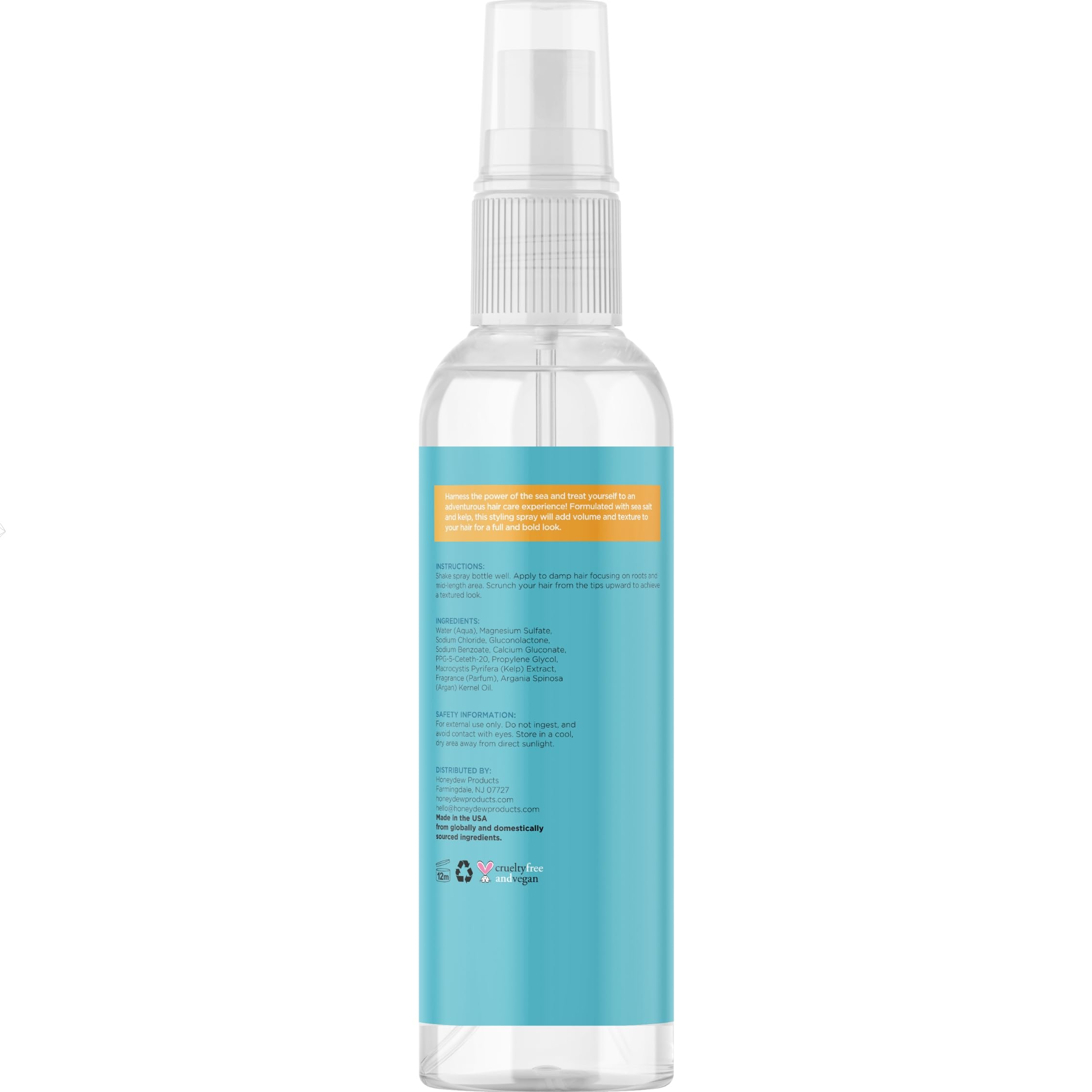 Planative efecto playa cabello: volumen sin sensación pegajosa para uso diario.