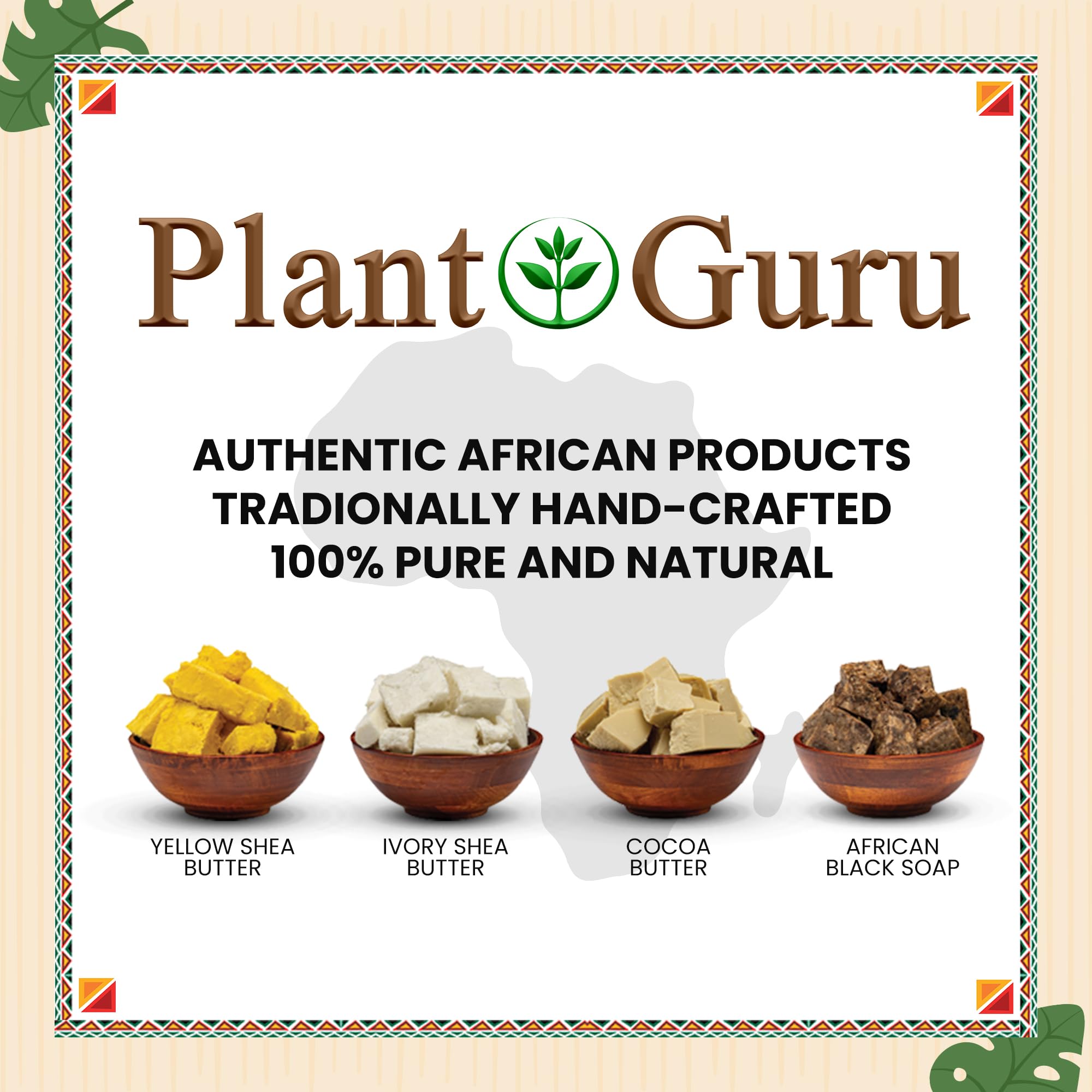 Plant Guru Jabon Negro Africano, empaque ecológico y práctico para uso diario.