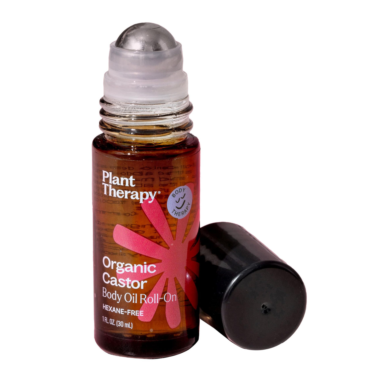 Plant Therapy Aceite de ricino en aplicador rodante 30 ml para uso cómodo y limpio