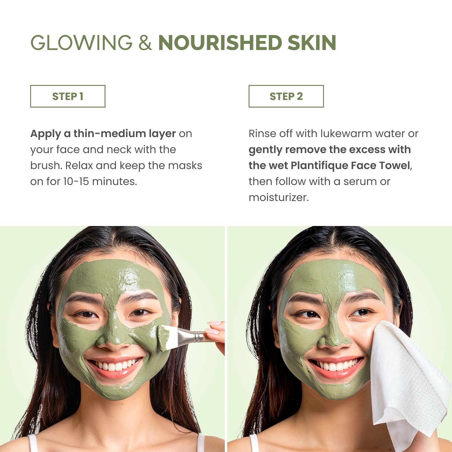 PLANTIFIQUE mascarilla arcilla coreana aloe vera, alivio y humedad suave