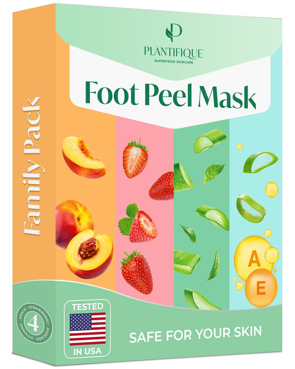 PLANTIFIQUE mascarilla exfoliante para pies: paso a paso hacia pies suaves