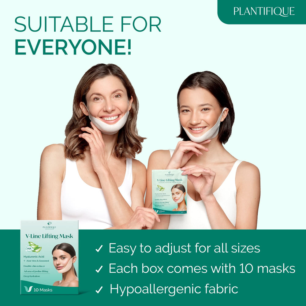 Plantifique sensación refrescante y relajante al quitarse la mascarilla.