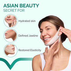 Plantifique V-Line mascarilla colágeno perfil: ayuda a definir la mandíbula