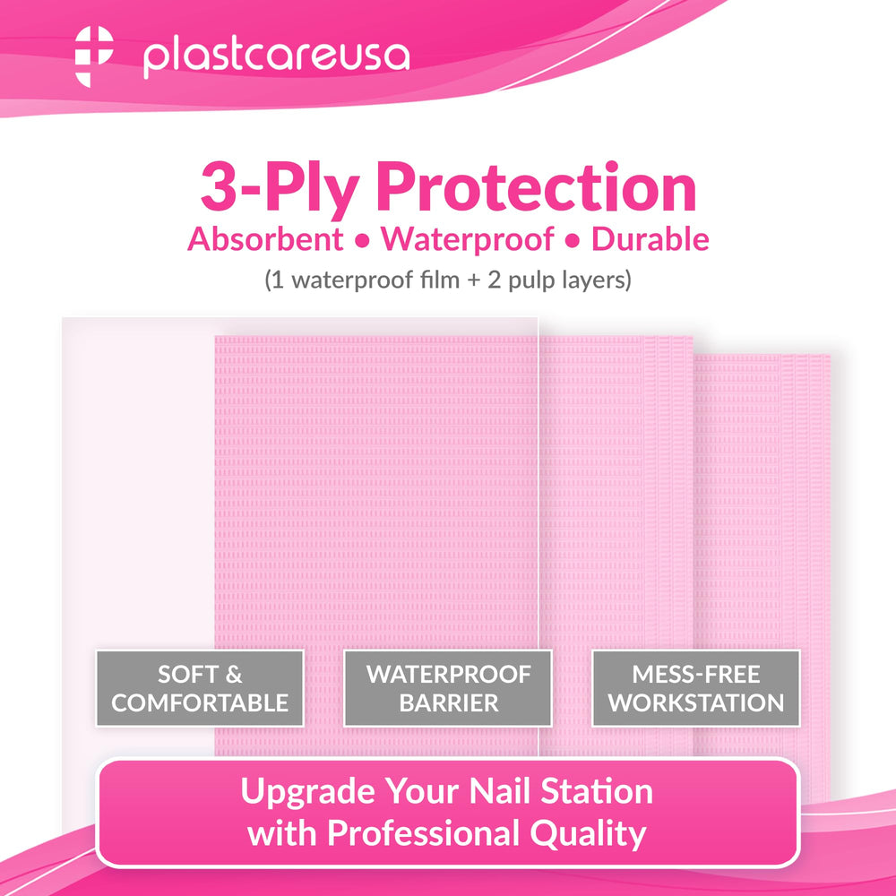 Almohadilla PlastCare USA rosa: 3 capas que absorben líquidos sin irritar la piel