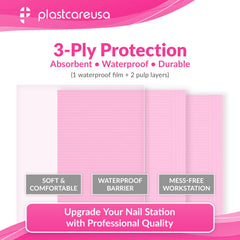 Almohadilla PlastCare USA rosa: 3 capas que absorben líquidos sin irritar la piel