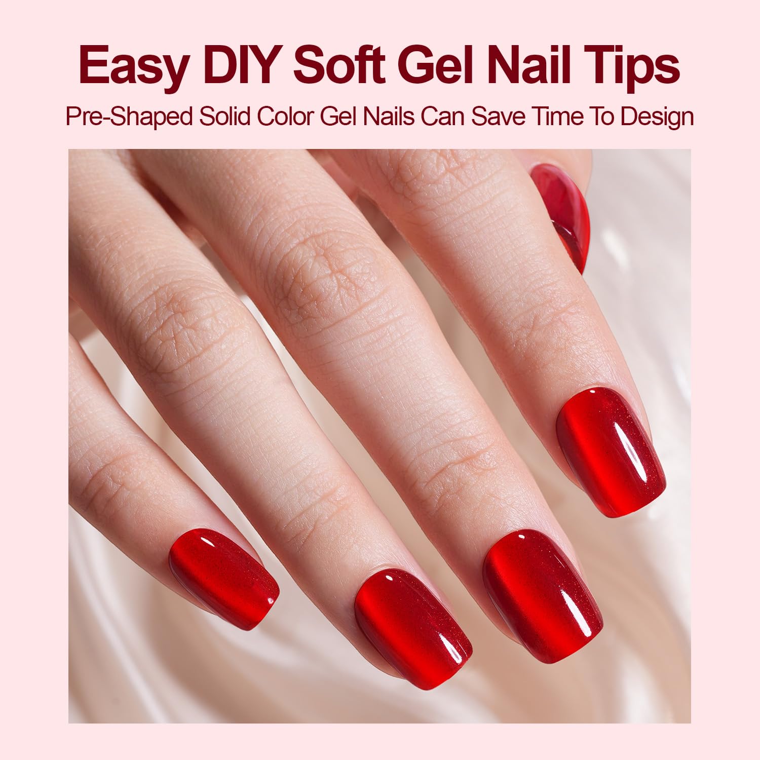 Plauva uñas gel suave con efecto 3D para un acabado elegante.