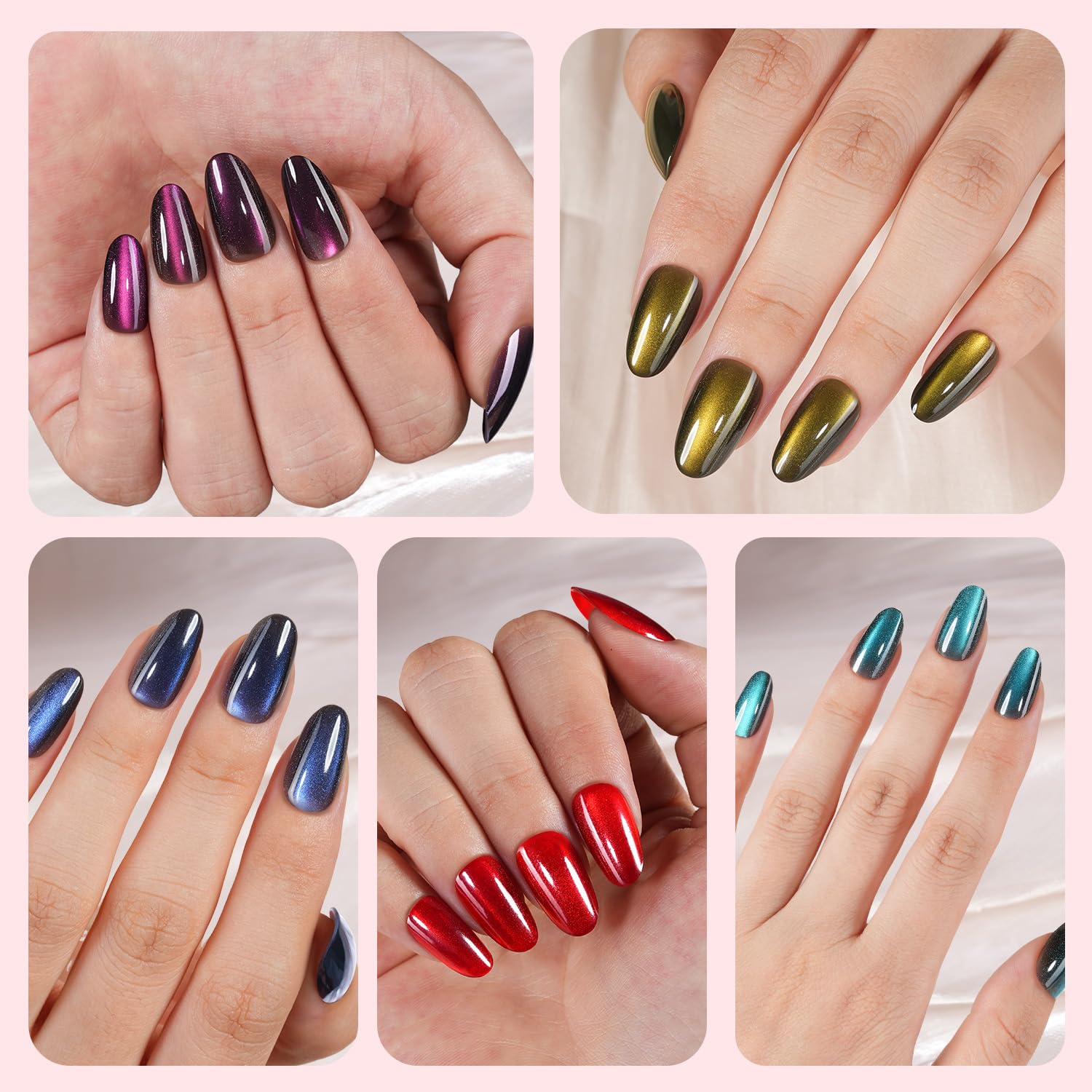 Plauva uñas para fiestas y eventos fáciles de colocar para estilo rápido.
