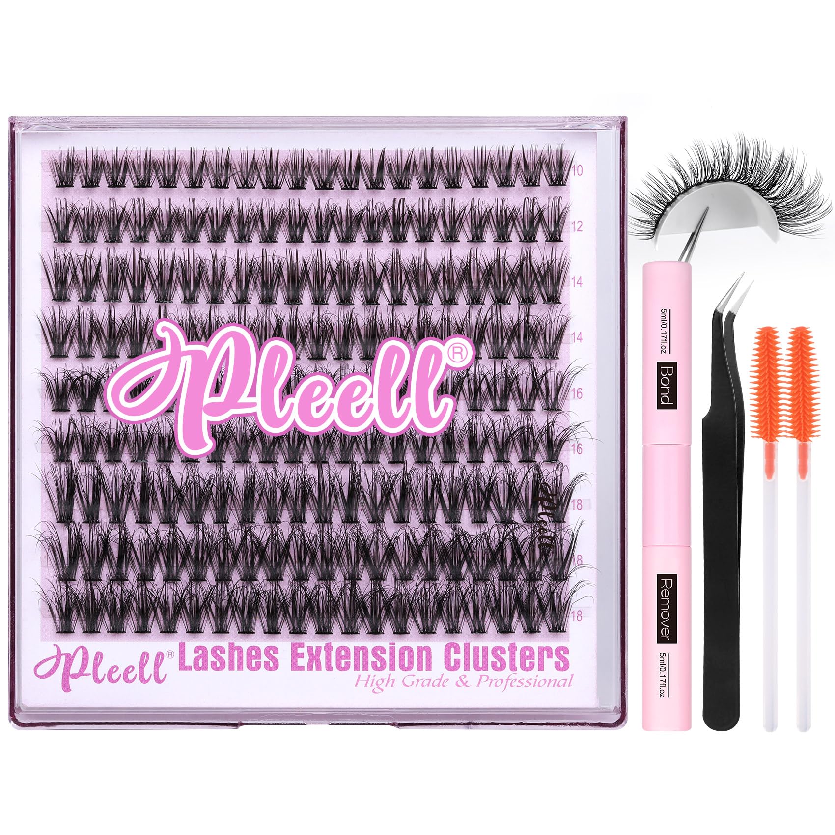 Experiencia DIY de pestañas Pleell para un look glamuroso y natural.
