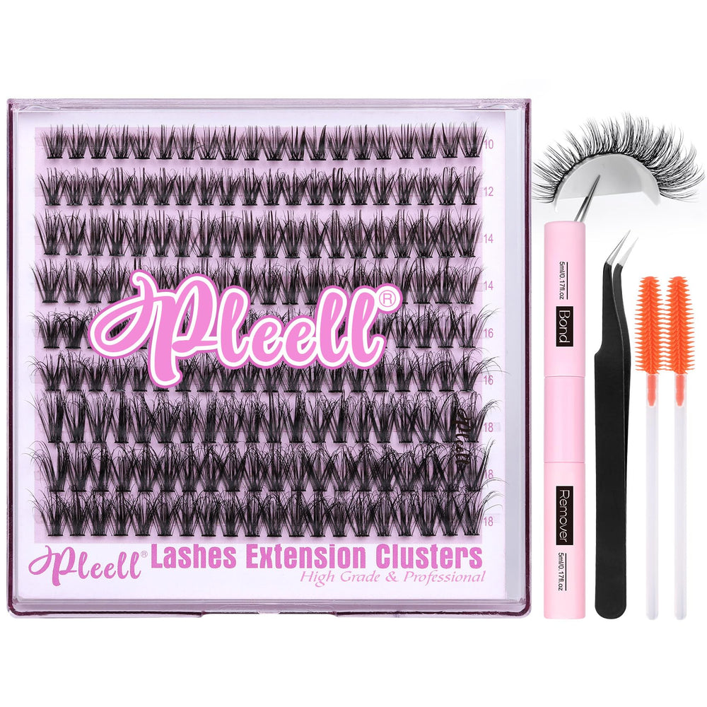 Experiencia DIY de pestañas Pleell para un look glamuroso y natural.