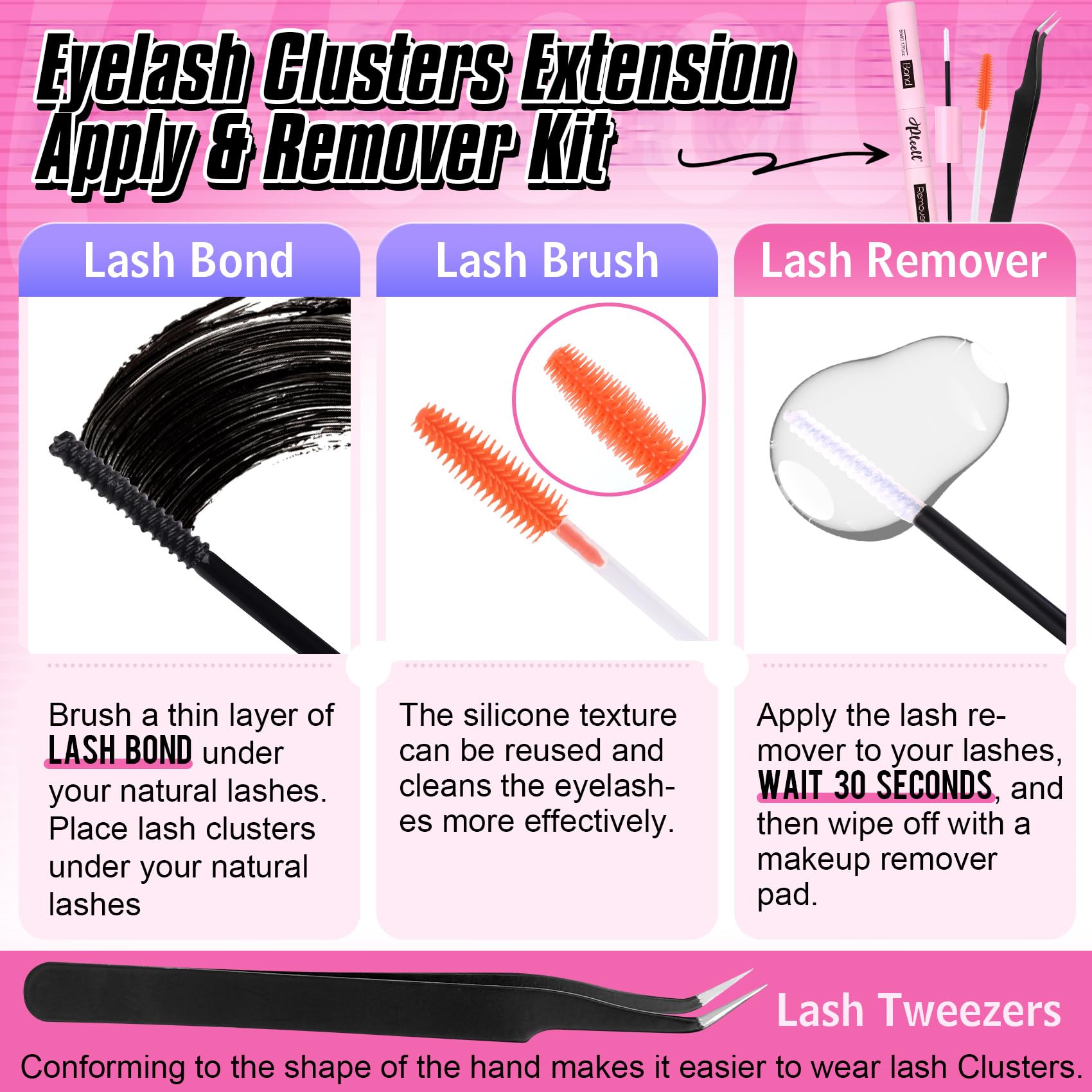 Extensiones Pleell 6D para volumen ligero y cómodo.