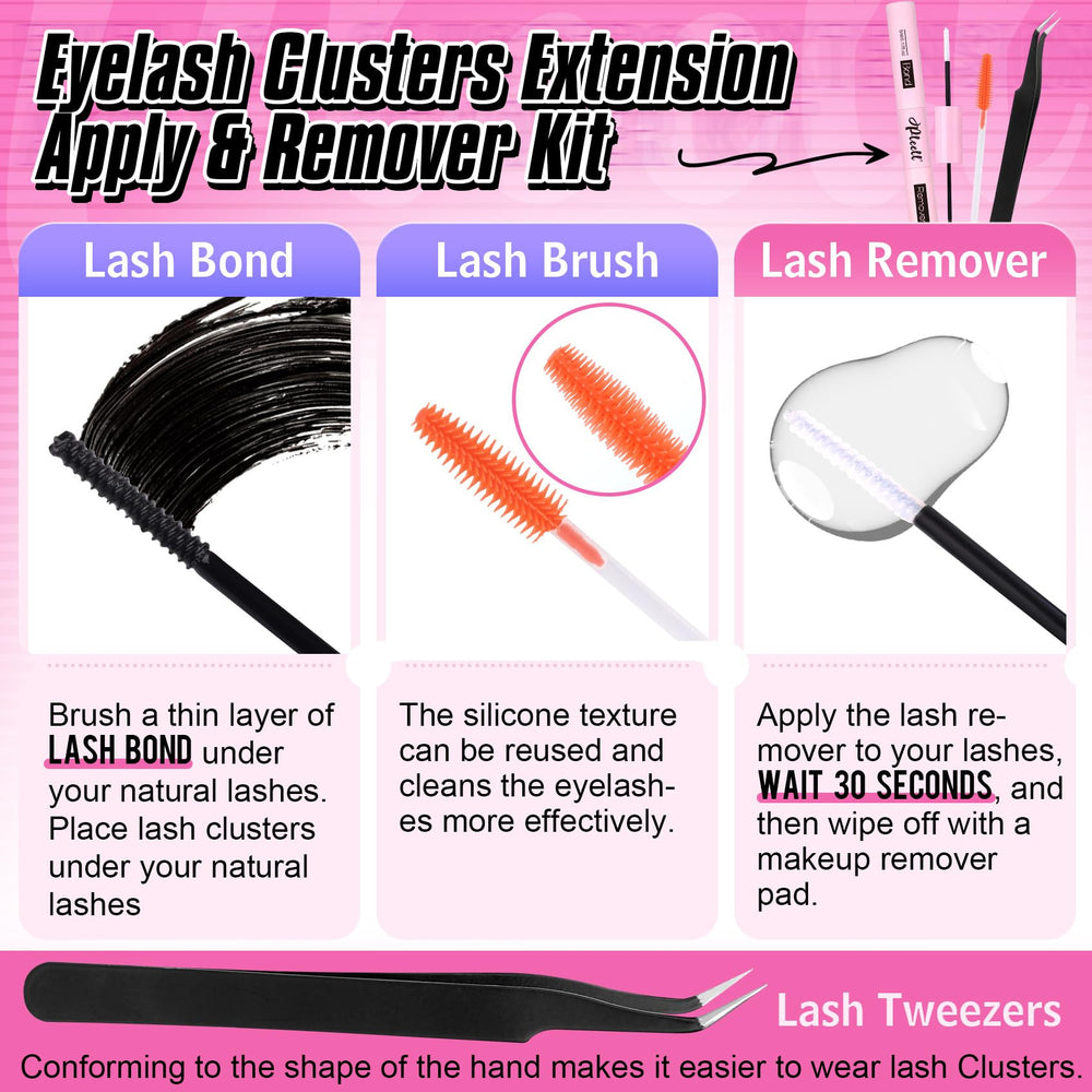 Extensiones Pleell 6D para volumen ligero y cómodo.