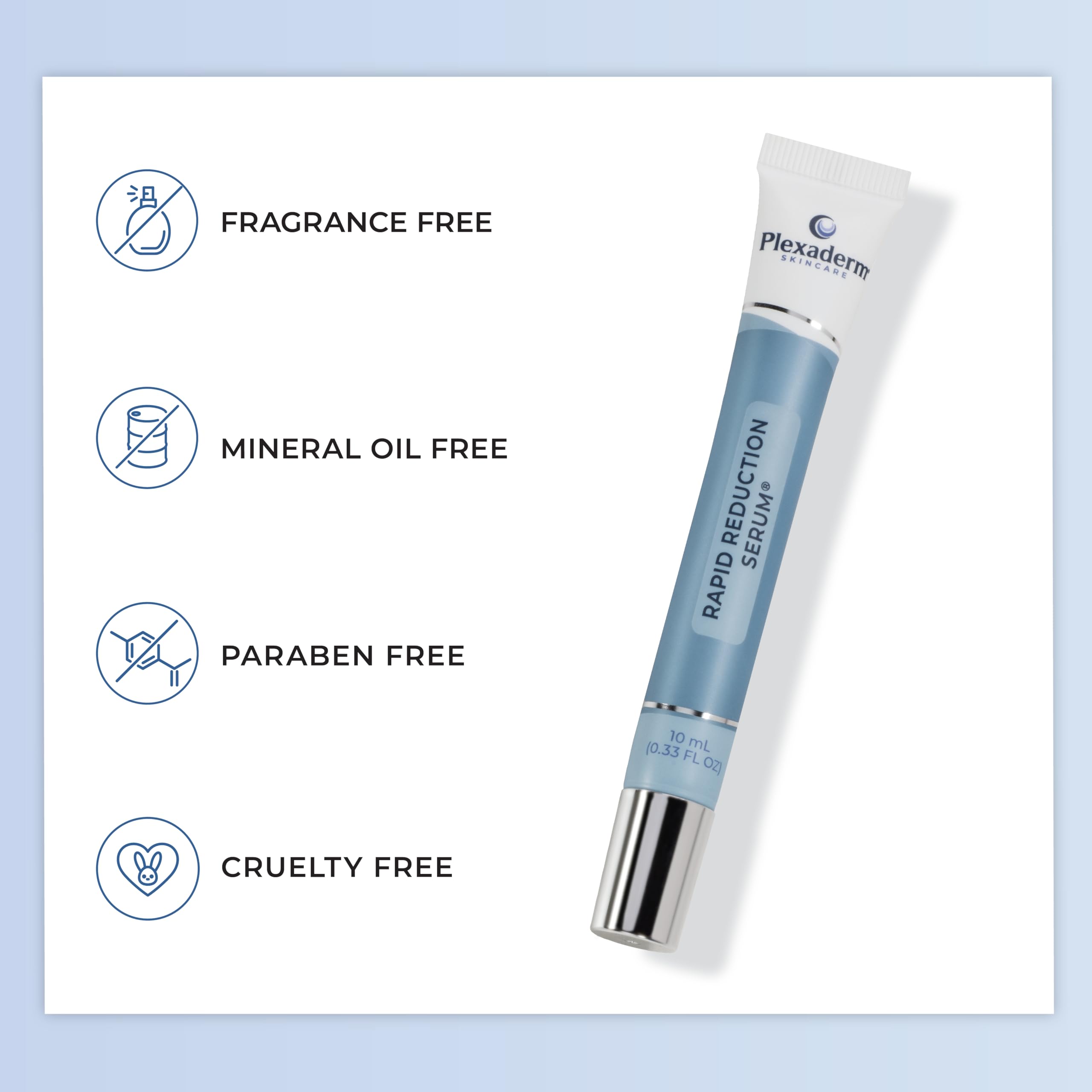 Plexaderm aplicación limpia y rápida para un ritual sin esfuerzo.