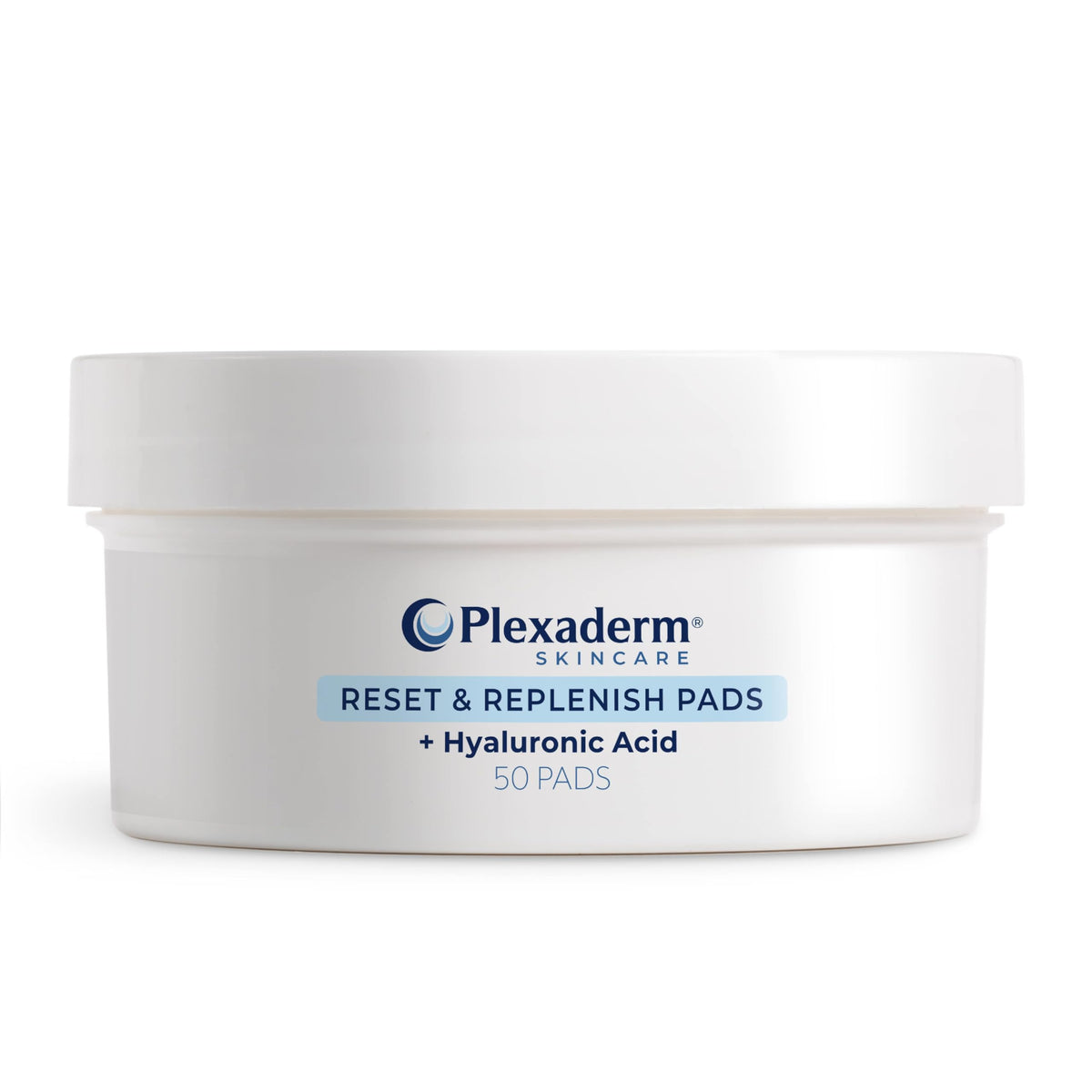 Plexaderm Reset: almohadillas con ácido hialurónico para limpiar e hidratar.