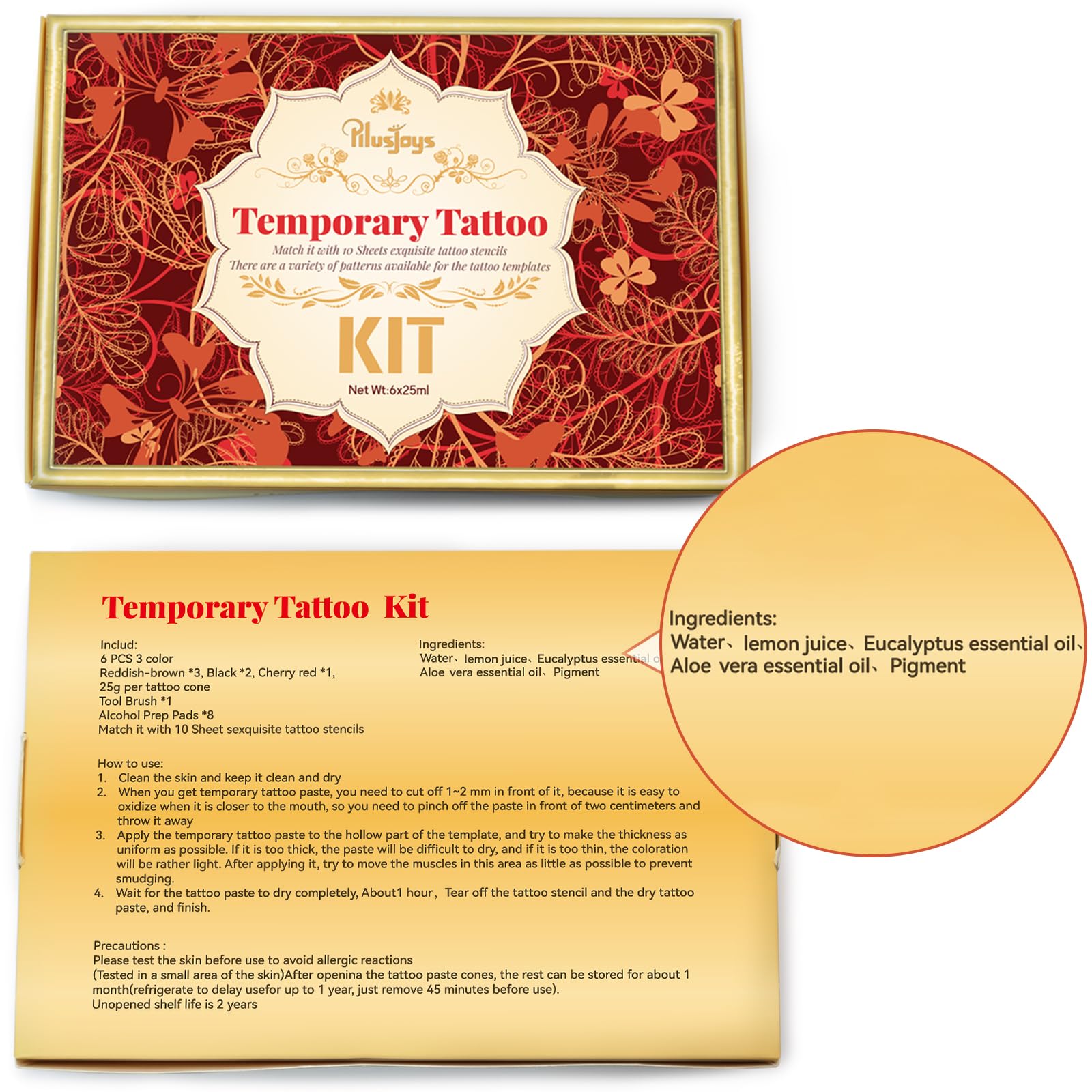 PllusJoys tatuajes temporales para momentos especiales sin compromiso a largo plazo.