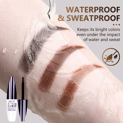 Plresen Easy Peel Off Eyebrow Gel dries in 20 minutes for neat wear.