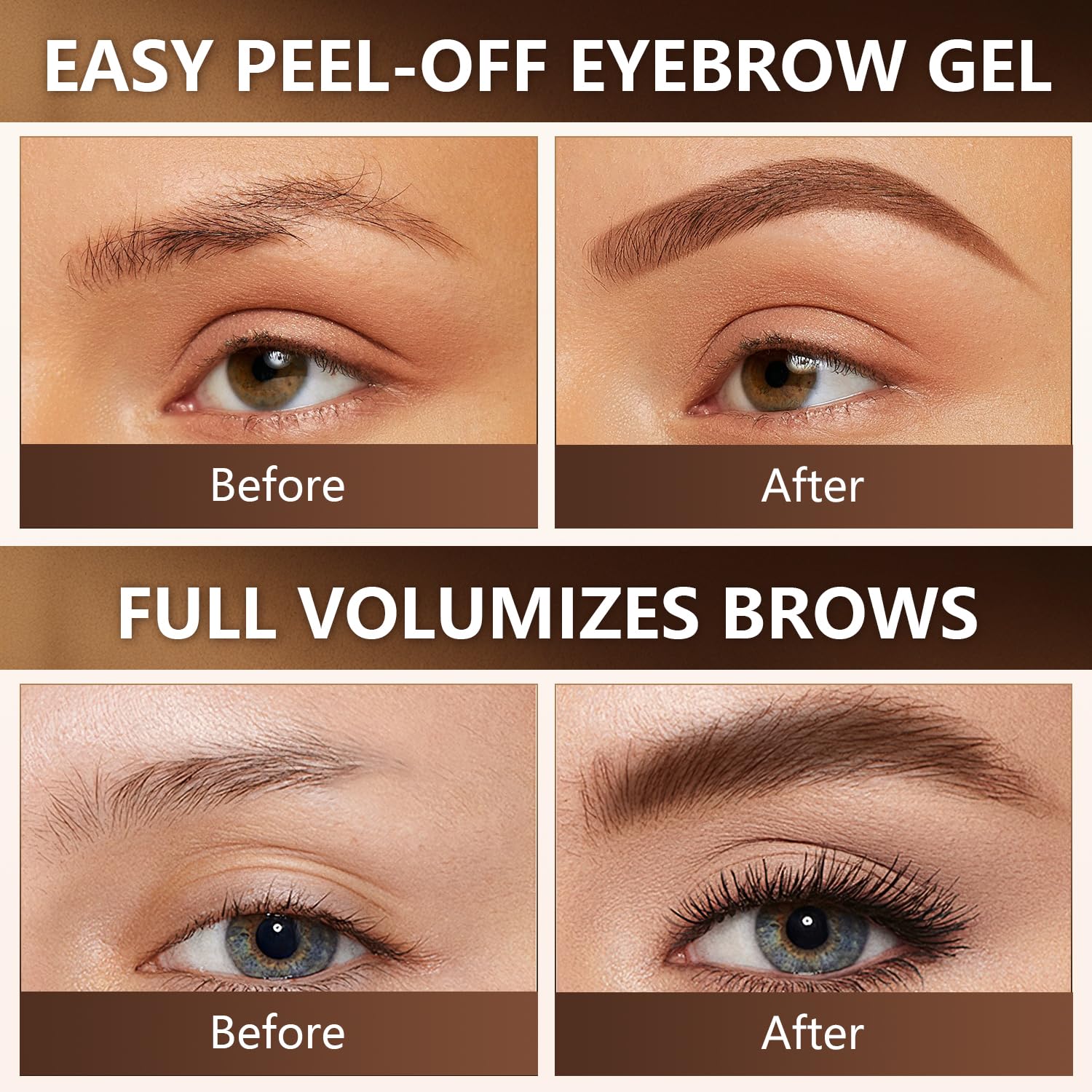 Plresen long-lasting eyebrow tint offers time-saving convenience and salon-like results.
