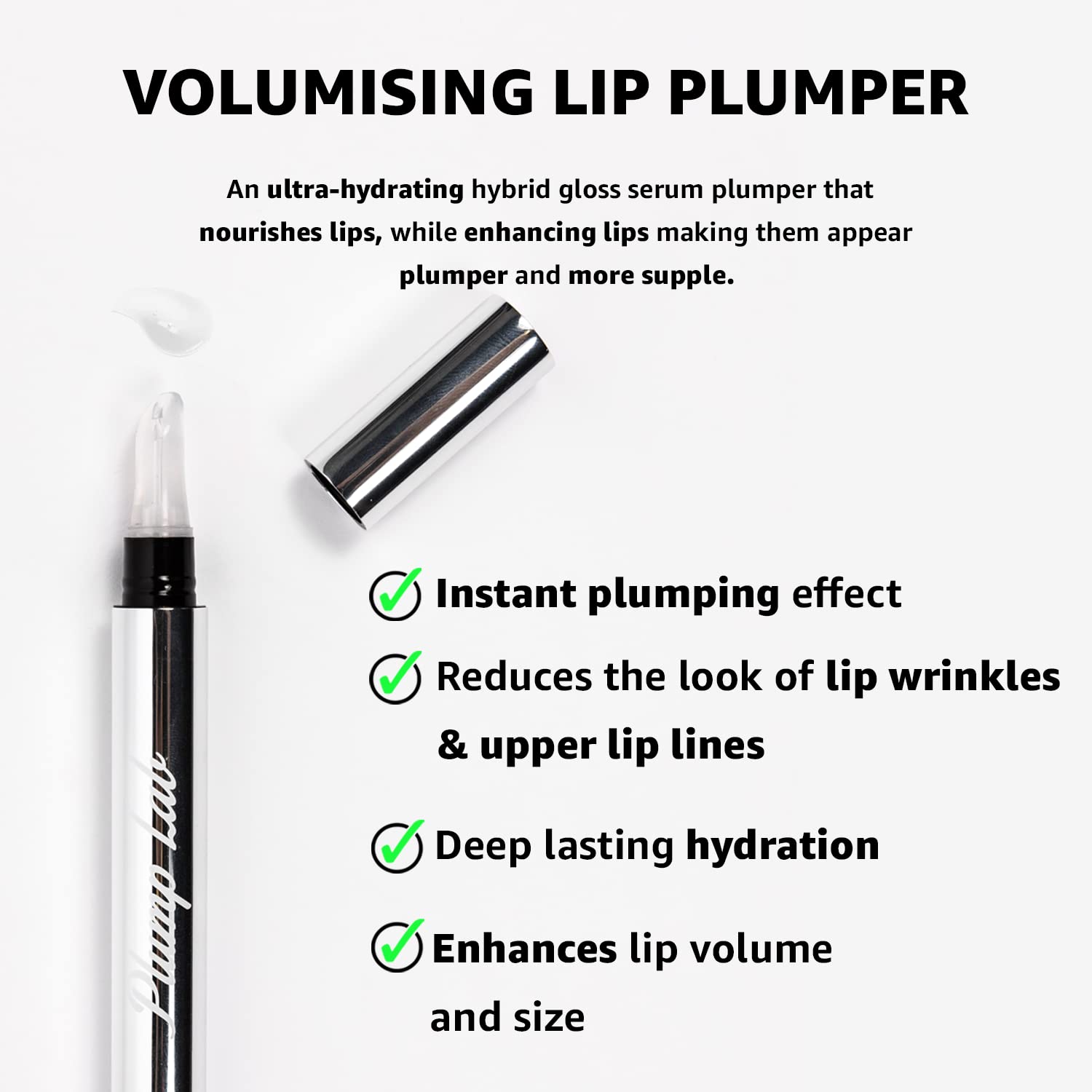 Plump Lab hidratación labial para labios suaves y cómodos todo el día