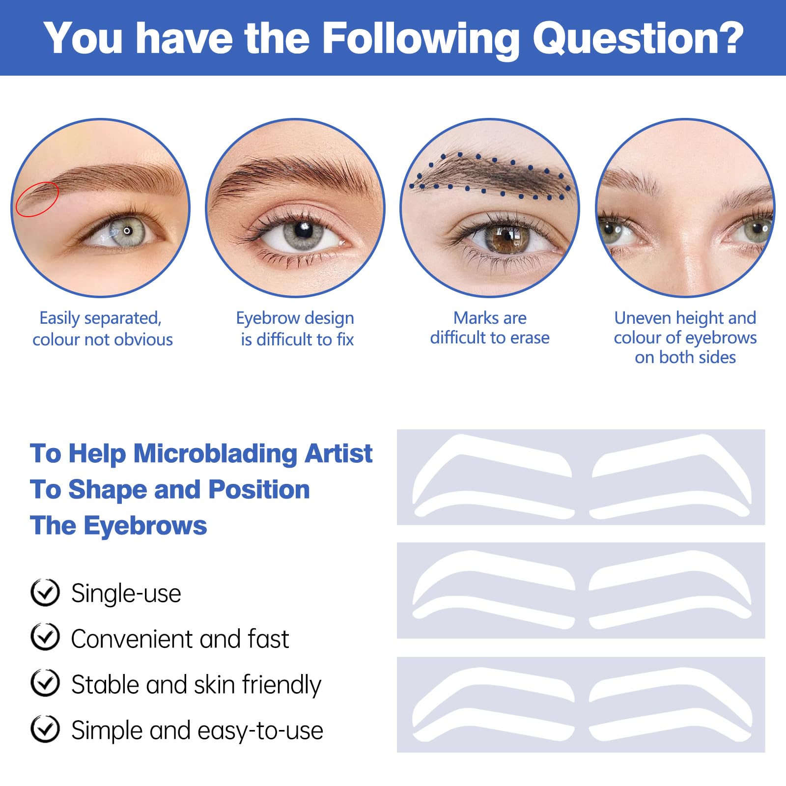 PMUBEAUTY delineado de cejas portátil para retoques fuera de casa.
