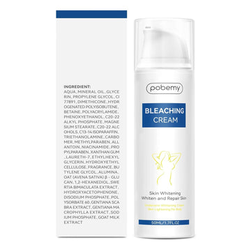 Pobemy Crema Aclaradora, cuidado diario de piel con iluminación gradual de manchas.