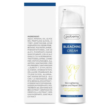 POBEMY tono de piel crema aclaradora para apariencia uniforme.