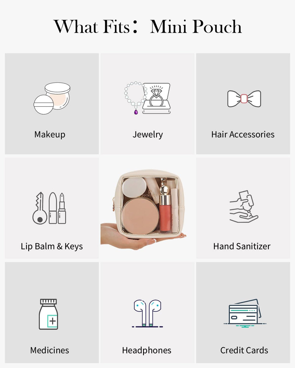 Pocmimut regalo ideal: neceser de maquillaje para ocasiones.