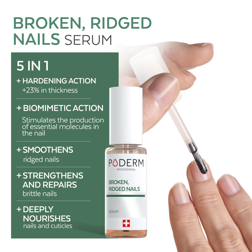 PODERM huile-serum ongles – application facile pour hydrater et lisser les cuticules.