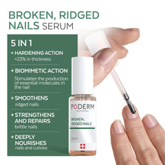 PODERM huile-serum ongles – application facile pour hydrater et lisser les cuticules.