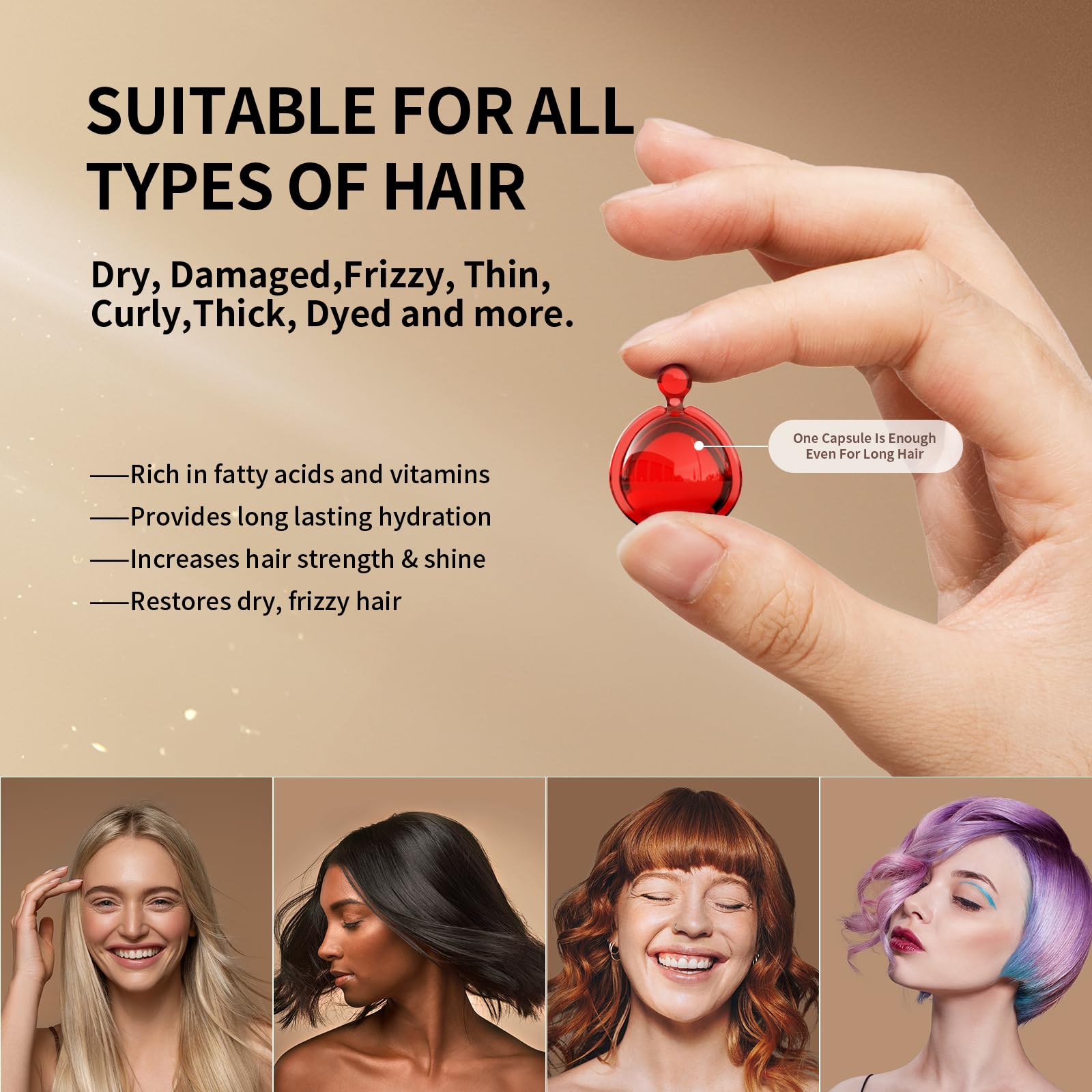 POEROES cabello frizz control: combate el encrespamiento y aporta brillo sedoso.