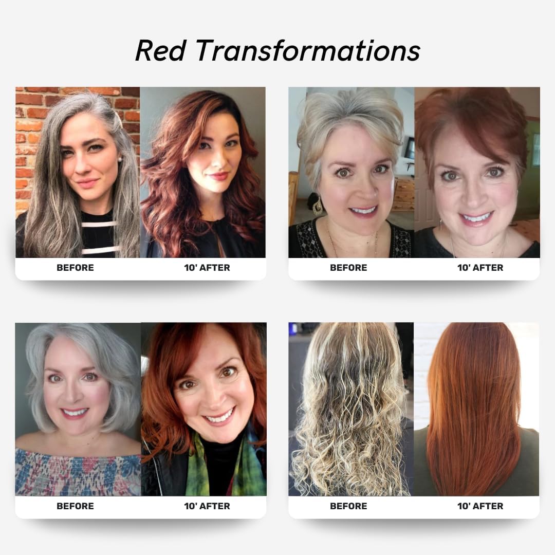POLAR HAIR CARE – Application couleur rouge pour des résultats en 10 minutes.