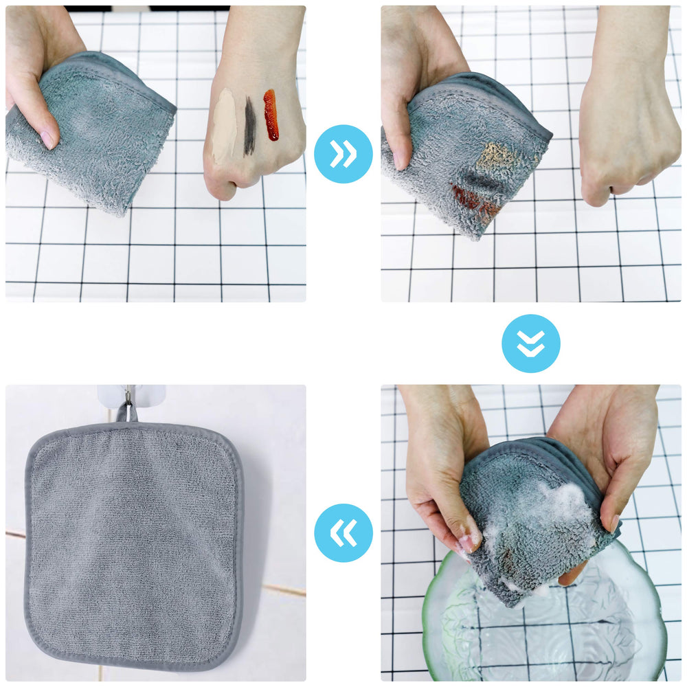 POLYTE toallitas microfibra absorbentes para retirar impurezas con agua.