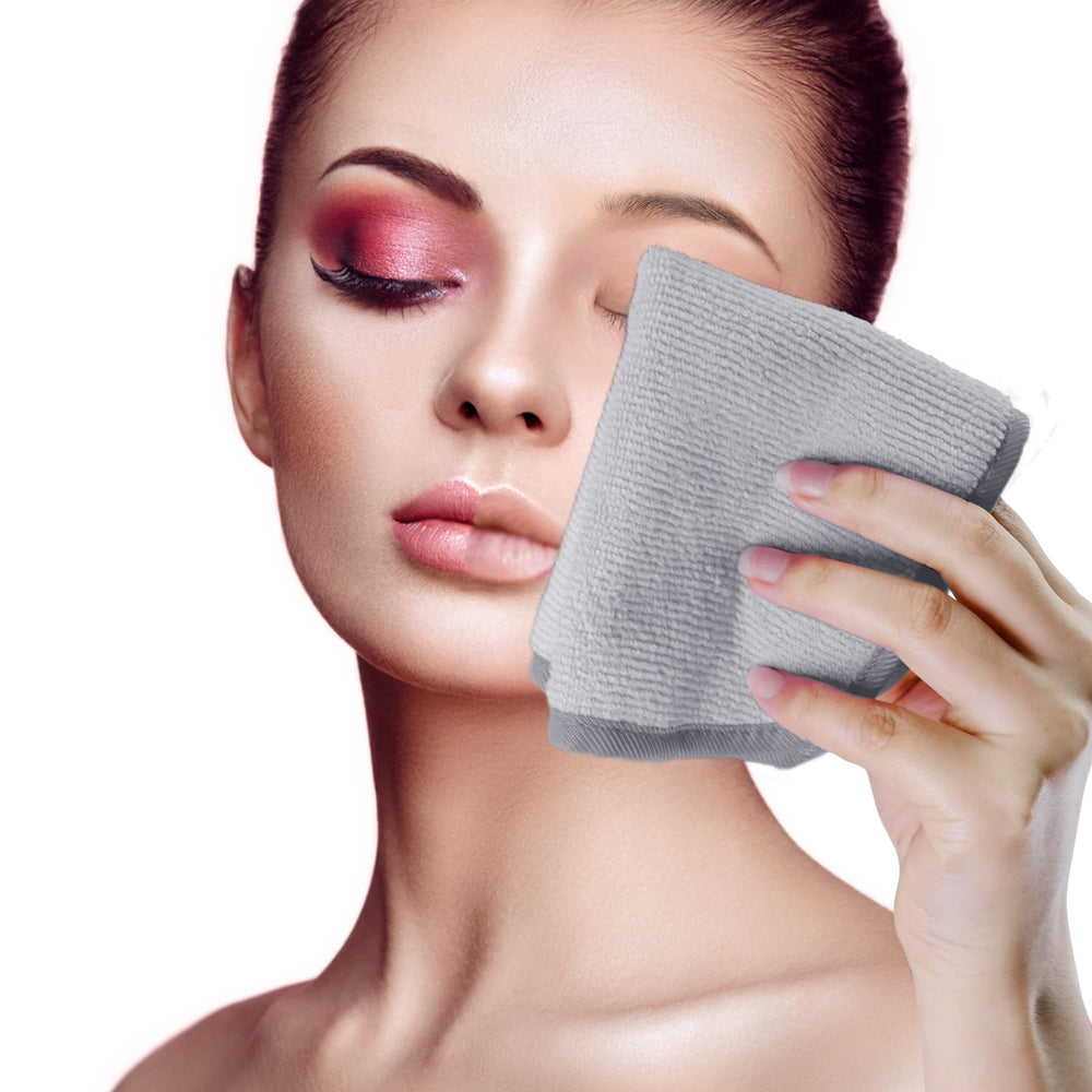 POLYTE toallitas microfibra eliminan maquillaje de ojos sin esfuerzo.