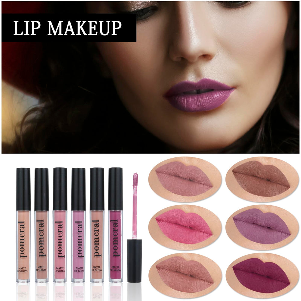 Gloss labial Pomcral suave, acabado brillante y confort.