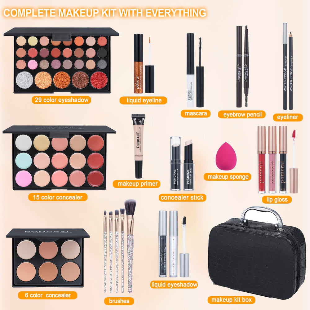 Pomcral kit maquillaje labiales: labiales de colores para completar el look.