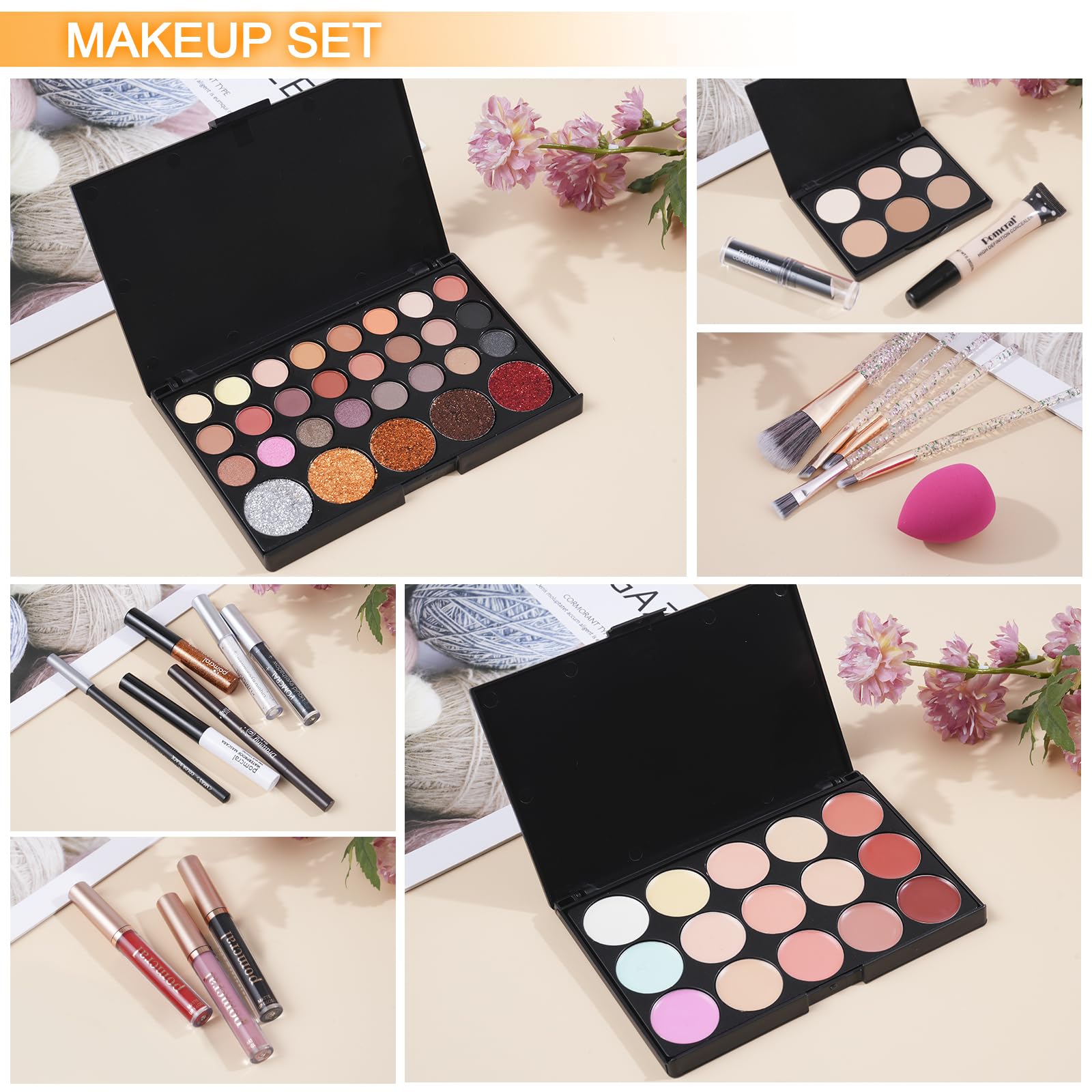 Pomcral kit maquillaje look completo: inspiración para un look terminado.