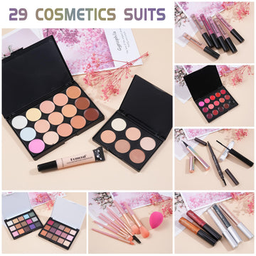 Trousse maquillage Pomcral, rangement pratique et portable.