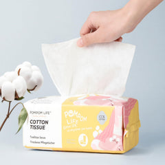 POMPOM LIFE: toallitas faciales desechables para limpieza suave y diaria.