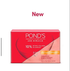 Aplicación diaria de POND'S Age Miracle Day Cream para rostro.