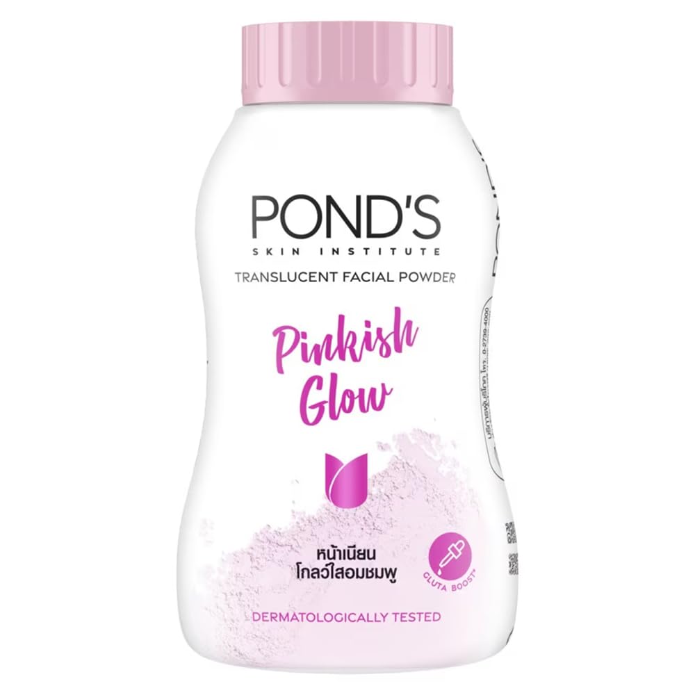 Pond's Angel Face Polvo suelto rosado-blanco para acabado suave y natural