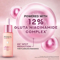 POND'S Bright Beauty Serum, envase dosificador, dosificación precisa para rutina consistente.