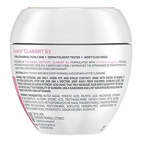 POND'S Clarant B3 en rostro para tono más uniforme