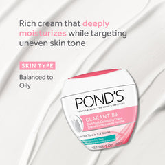 Hidratación profunda de POND'S Clarant B3 para piel normal a grasa