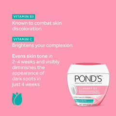 Progreso visible en 4 semanas con POND'S Clarant B3