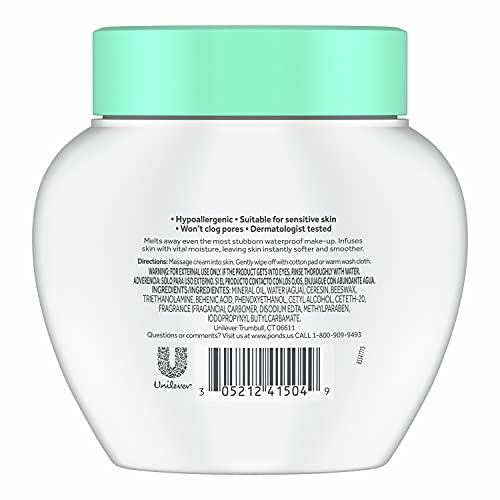 Pond's Crema Fría: desmaquilla maquillaje resistente con facilidad.