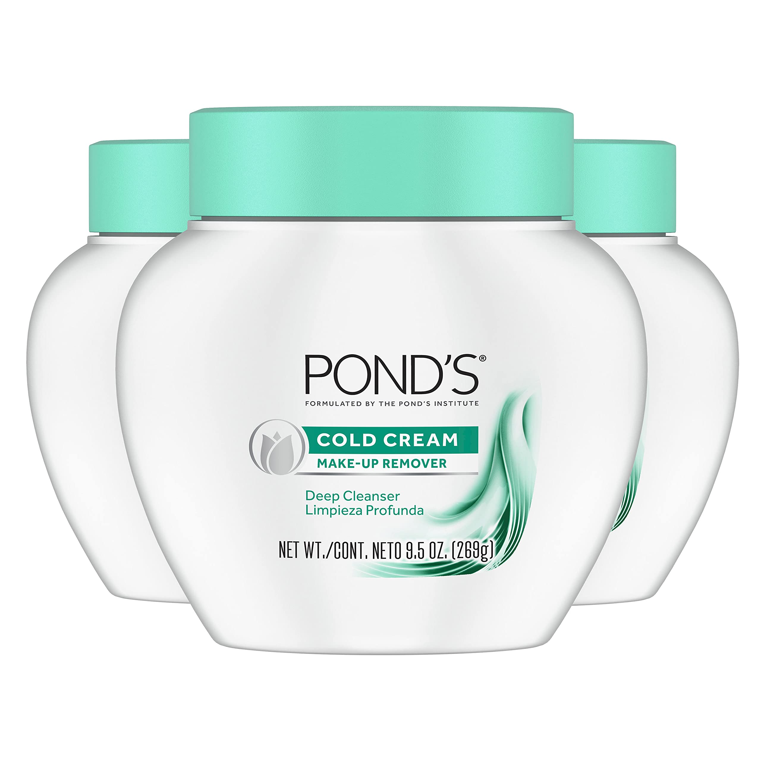 Pond's Crema Fría: tarro de limpiador que elimina maquillaje y hidrata la piel.