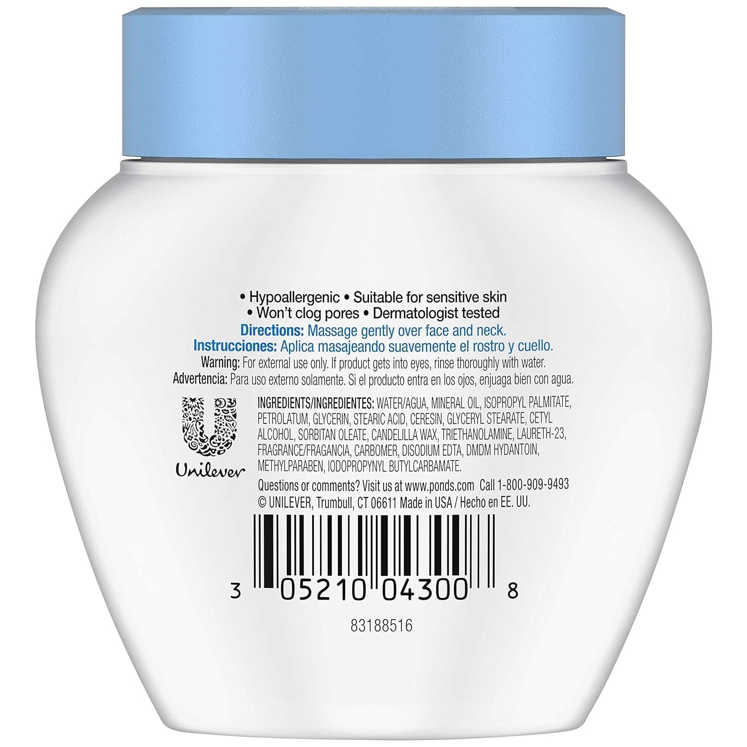 POND'S hidrata profundamente, deja piel suave y flexible tras cada uso