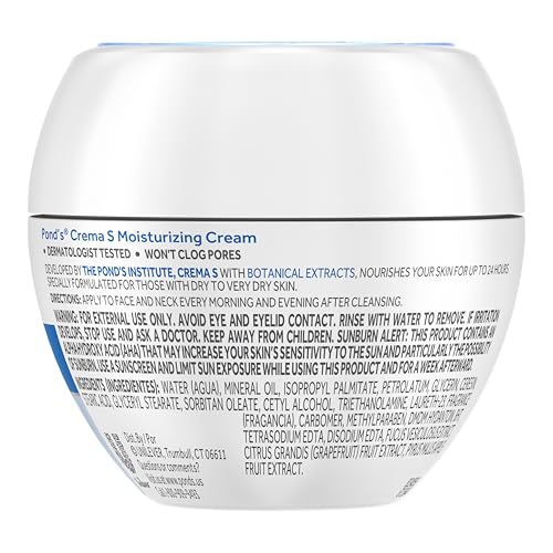 POND'S Crema nutritiva hidratante, absorción rápida y piel suave durante el día.