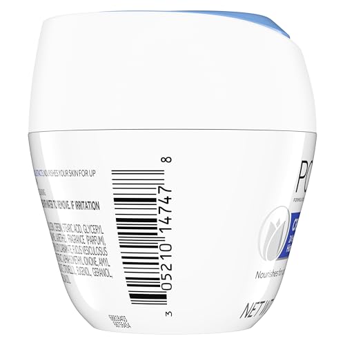 POND'S Crema nutritiva hidratante, textura cremosa que se absorbe rápido.