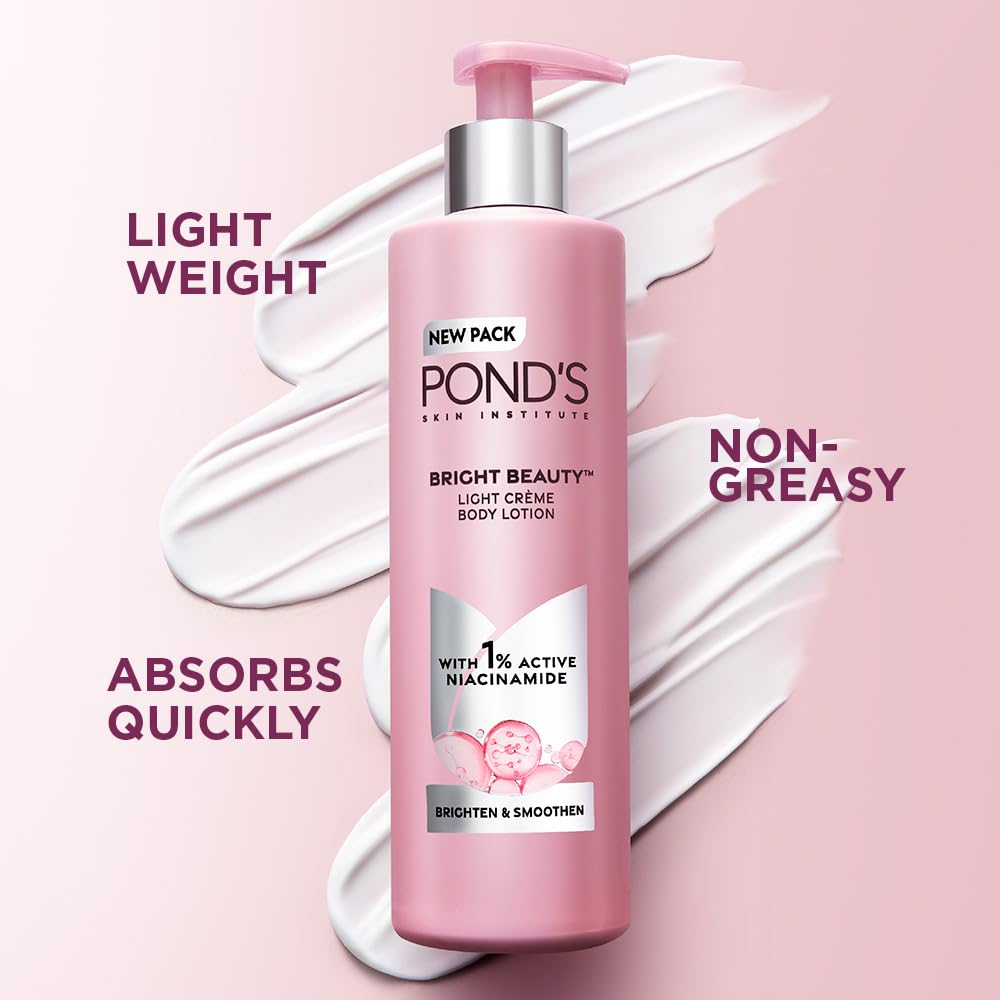 POND'S Loción corporal Triple Vitamina, nutrición diaria para piel